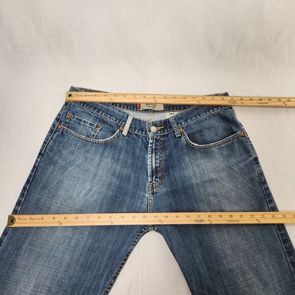 Vintage LEVI'S 555 Hipster Faded Distressed BOOT CUT Jeans Men's Size W 34 L 32. - Picture 14 of 16